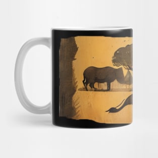 Safari Serenity: Capturing Wildlife in Harmony Mug